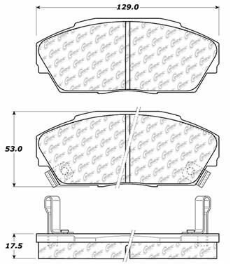 Disc Brake Pad Set CE 103.04090