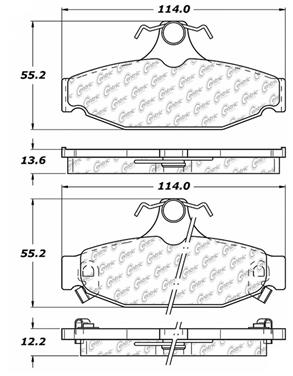 Disc Brake Pad Set CE 103.04130