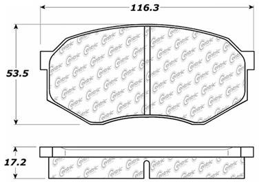 Disc Brake Pad Set CE 103.04330