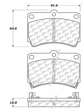 Disc Brake Pad Set CE 103.04660