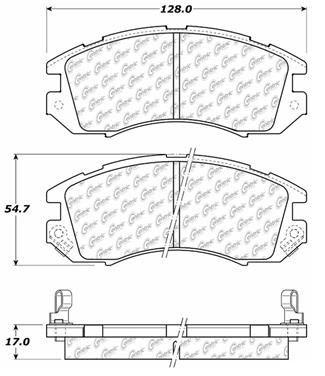 Disc Brake Pad Set CE 103.04700