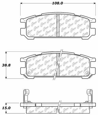 Disc Brake Pad Set CE 103.04710