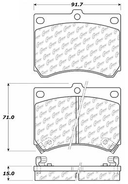 Disc Brake Pad Set CE 103.04730