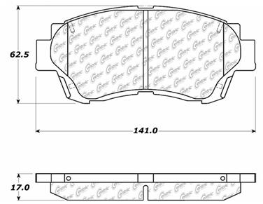 Disc Brake Pad Set CE 103.04760