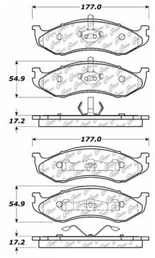 Disc Brake Pad Set CE 103.04770