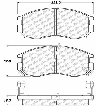 Disc Brake Pad Set CE 103.04840