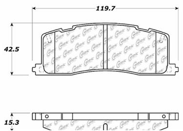 Disc Brake Pad Set CE 103.05010