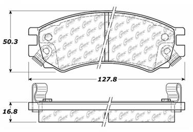 Disc Brake Pad Set CE 103.05070