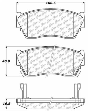 2008 Nissan Tsuru Disc Brake Pad Set CE 103.05100