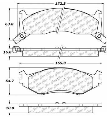 Disc Brake Pad Set CE 103.05240