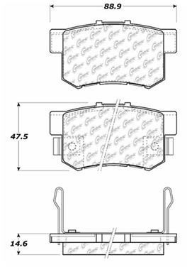 Disc Brake Pad Set CE 103.05360