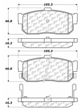 Disc Brake Pad Set CE 103.05400