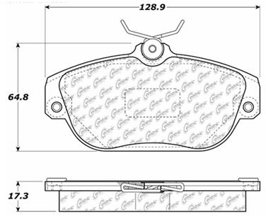 Disc Brake Pad Set CE 103.05420