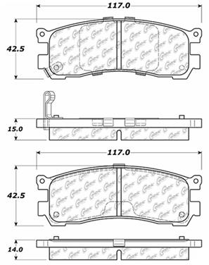 Disc Brake Pad Set CE 103.05530