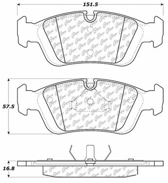 Disc Brake Pad Set CE 103.05580