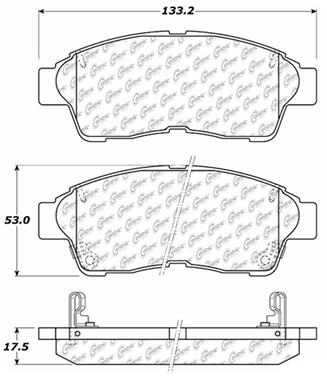 Disc Brake Pad Set CE 103.05620