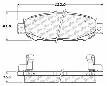 Disc Brake Pad Set CE 103.05720