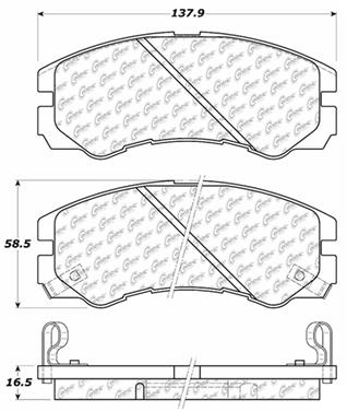 Disc Brake Pad Set CE 103.05790