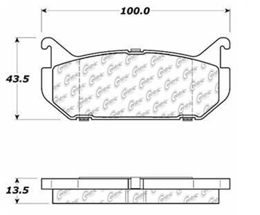 Disc Brake Pad Set CE 103.05840