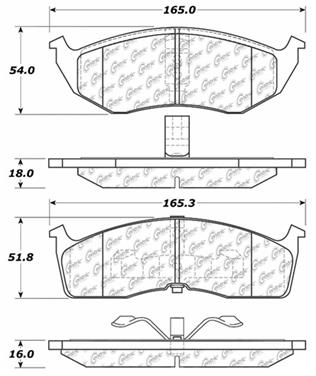 Disc Brake Pad Set CE 103.05910