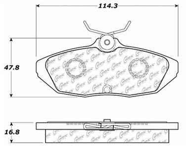 Disc Brake Pad Set CE 103.05990