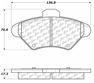 Disc Brake Pad Set CE 103.06000