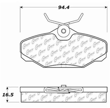 Disc Brake Pad Set CE 103.06100