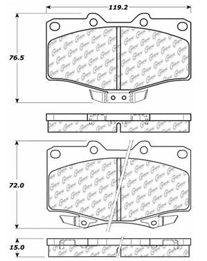 Disc Brake Pad Set CE 103.06110