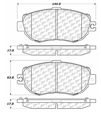 Disc Brake Pad Set CE 103.06120