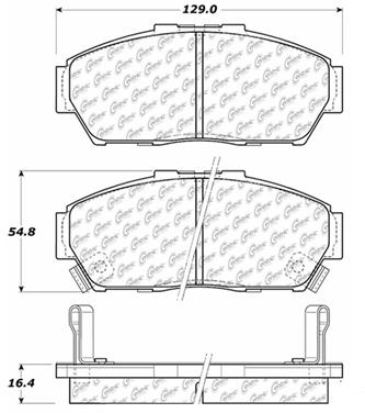 Disc Brake Pad Set CE 103.06170