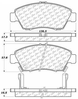 Disc Brake Pad Set CE 103.06210