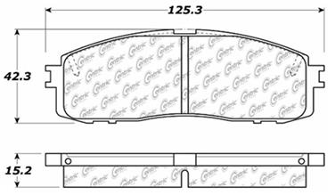 Disc Brake Pad Set CE 103.06220