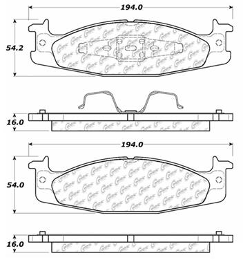 Disc Brake Pad Set CE 103.06320