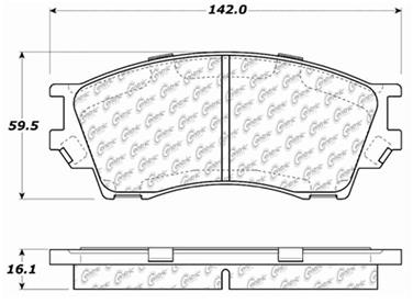 Disc Brake Pad Set CE 103.06430