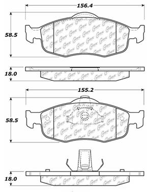 Disc Brake Pad Set CE 103.06480