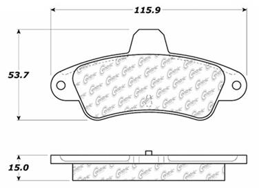 Disc Brake Pad Set CE 103.06610