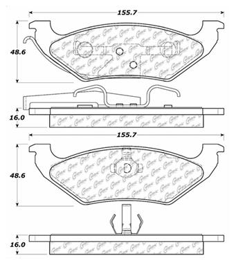 Disc Brake Pad Set CE 103.06620