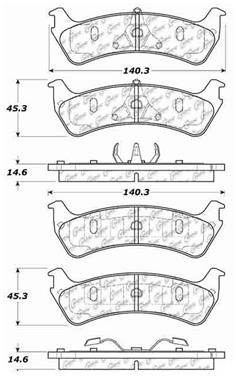 Disc Brake Pad Set CE 103.06670