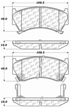 Disc Brake Pad Set CE 103.06680