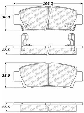 Disc Brake Pad Set CE 103.06720