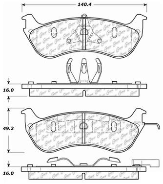 Disc Brake Pad Set CE 103.06740