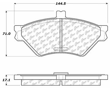 Disc Brake Pad Set CE 103.06780