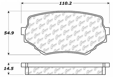 Disc Brake Pad Set CE 103.06800