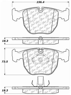 Disc Brake Pad Set CE 103.06810