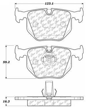 Disc Brake Pad Set CE 103.06831