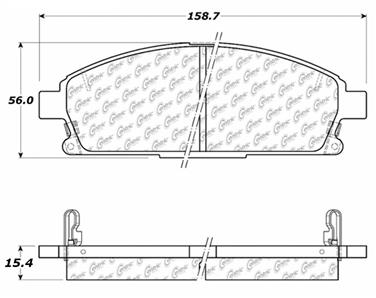 Disc Brake Pad Set CE 103.06910