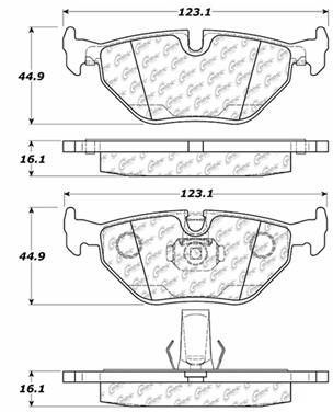 Disc Brake Pad Set CE 103.06921