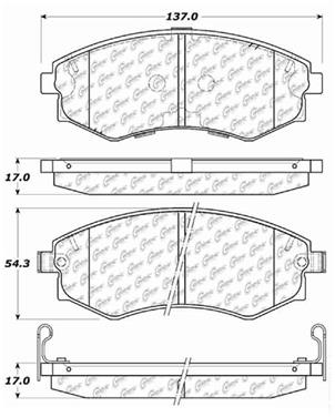 Disc Brake Pad Set CE 103.07000