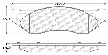 Disc Brake Pad Set CE 103.07021