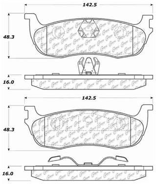 Disc Brake Pad Set CE 103.07110